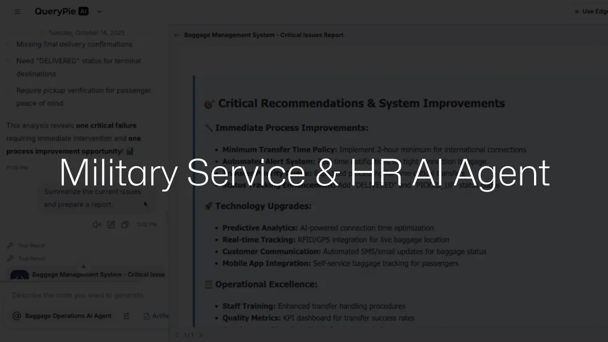 AIP Use Case: Military Service & HR AI Agent