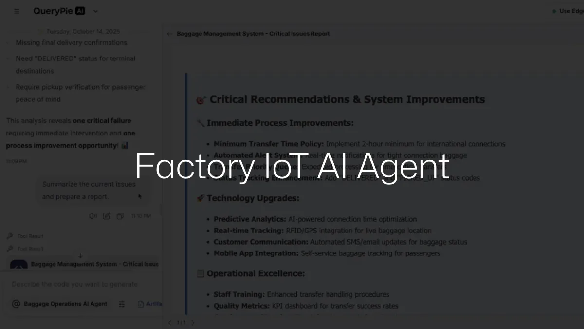 AIP Use Case: Factory IoT AI Agent