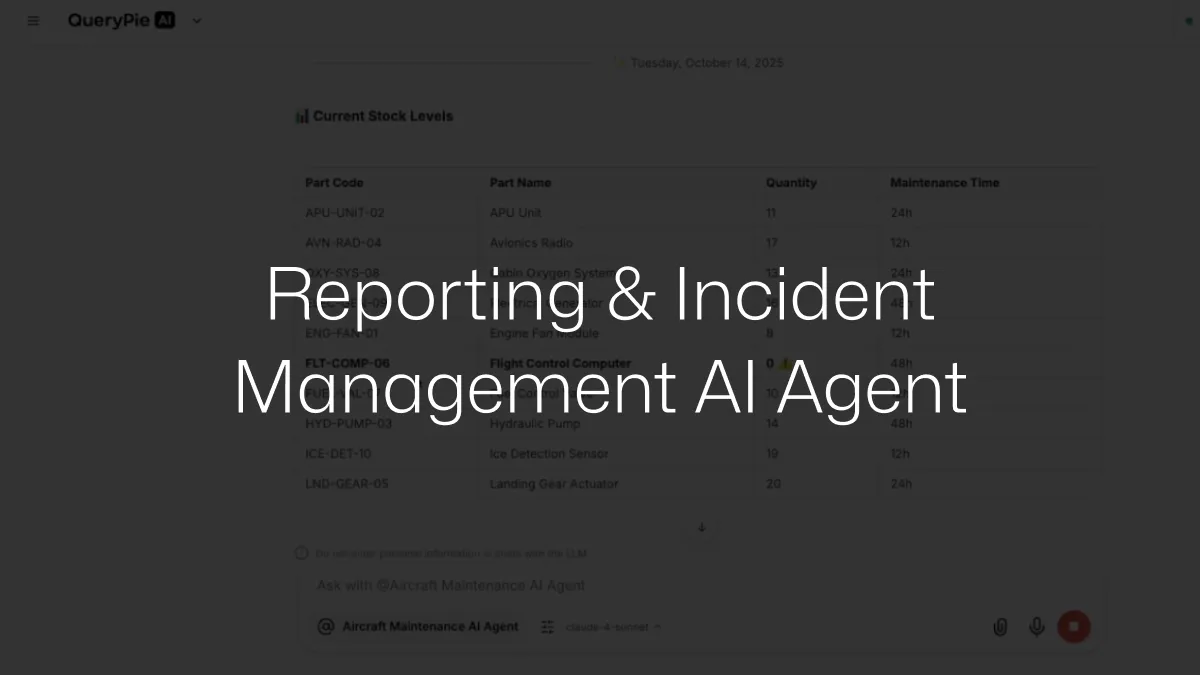 AIP Use Case: Reporting & Incident Management AI Agent