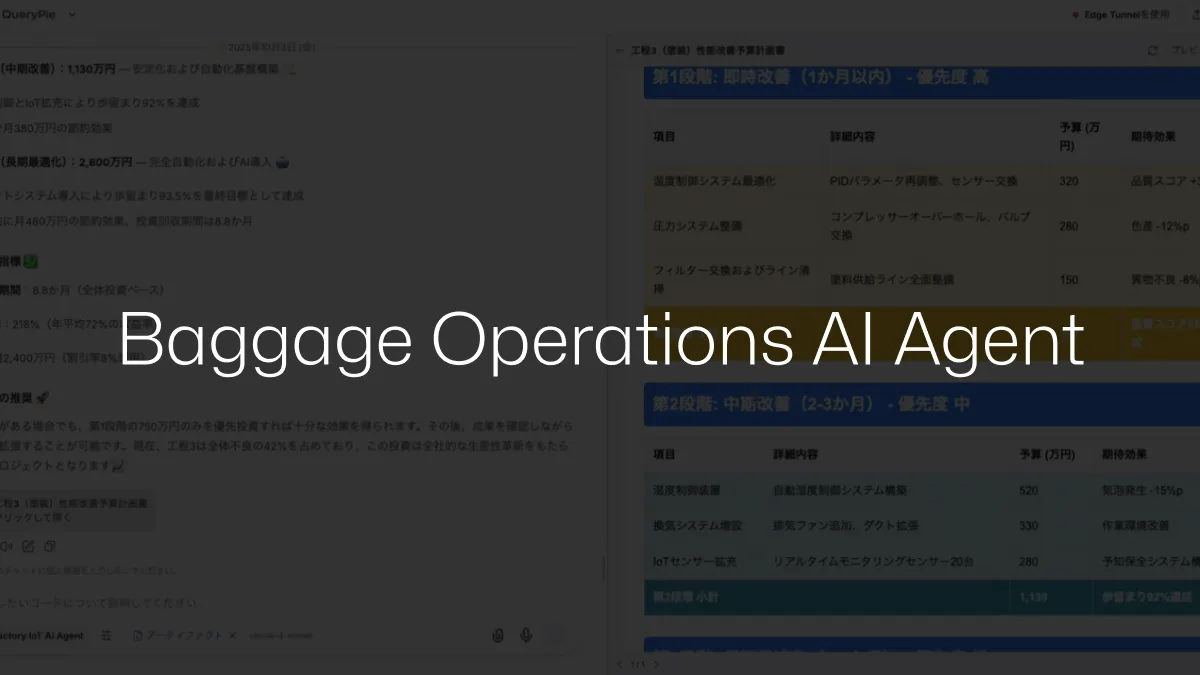 AIP Use Case: Baggage Operations AI Agent