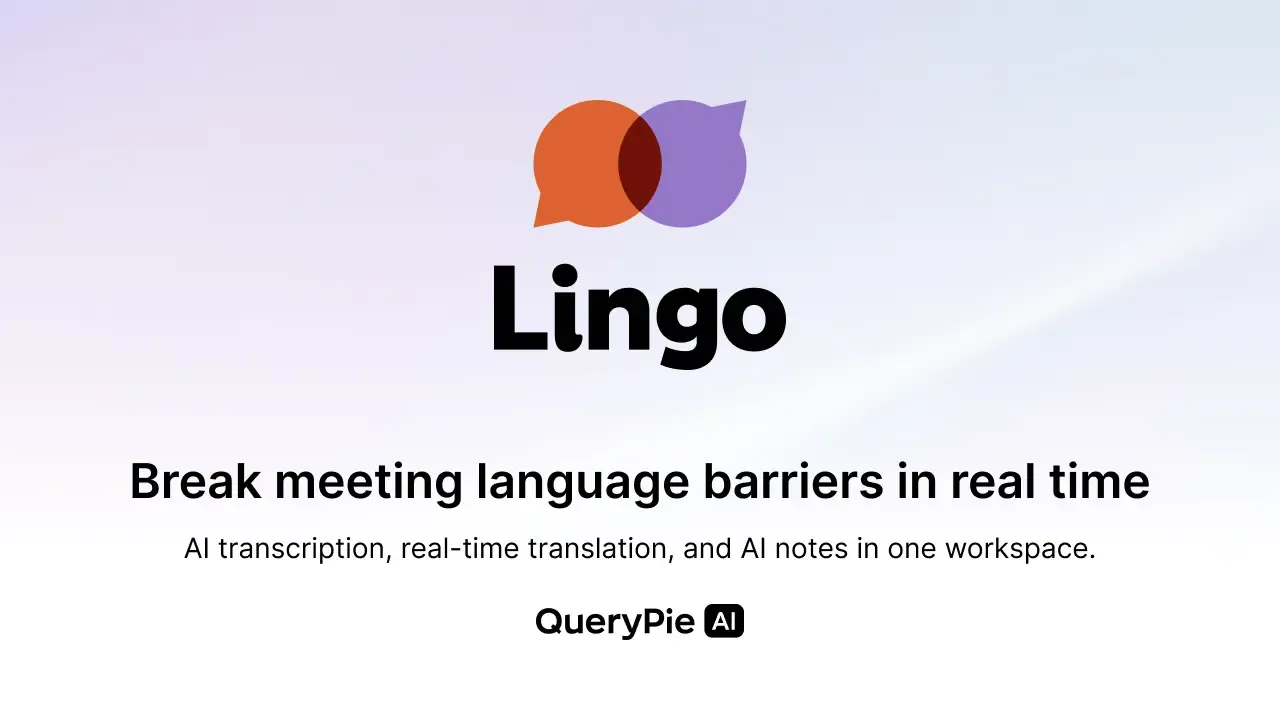 QueryPie unveils Lingo, an AI real-time interpretation service